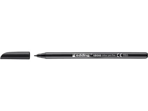 Fineliner edding 1200 1mm blister à 3 stuks zwart