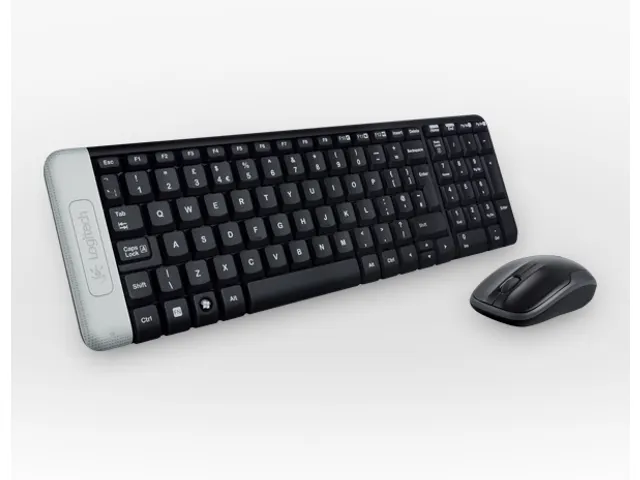 Logitech Wireless Combo MK220, Taille réelle (100 %), Sans fil, USB,