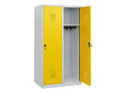 schoollocker,HxBxD 1530x800x500mm,2vak,vak B 400mm,draaigrendel