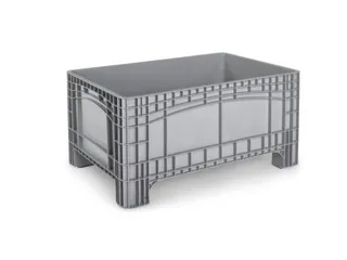container met grote capaciteit,HxLxB 580x1200x800mm,354l,PE,grijs - 2