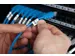 Labeltape Dymo 16953 D1 718040 12mmx3.5m nylon zwart op wit S0718040