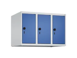 opzetkast,v. locker,3vak.,vak B 250mm,HxBxD 500x750x500mm,vleugeldeur