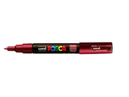 Verfstift Posca PC1MC Extra Fijne punt 0,7-1,0mm wijnrood