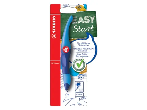 Rollerpen Stabilo Easy Original Rechts Lblauw/dblauw 0.5mm