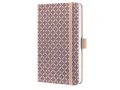 Notitieboek Jolie Flair A6 pearl rose gelinieerd hardcover