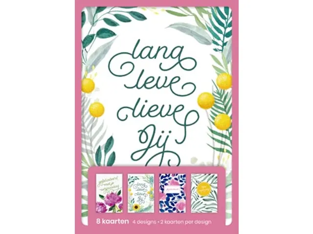 Hallmark Wenskaarten Lang leve lieve jij 8 Stuks Assorti