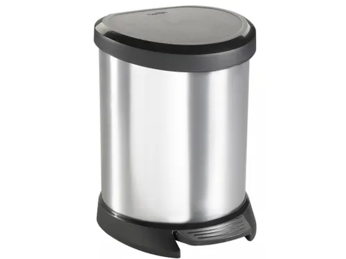 Pedaalemmer Decobin 5 Liter Zilver