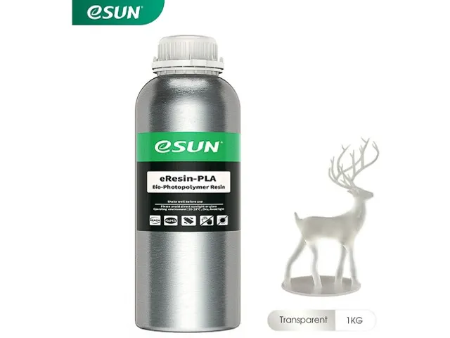 eSun eResin-PLA UV/LCD 3D-printerhars Transparant 1kg 405nm
