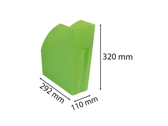 Tijdschriftenh. THE MAGAZINE groen trans