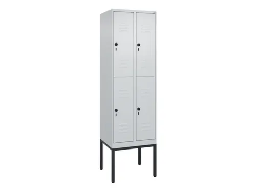 dubbeldekse locker,HxBxD 2120x600x500mm,2x2vak.,vak B 300mm