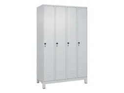 locker voor scheiding van kleding,HxBxD 1950x1200x500mm,4vak