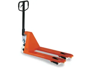 Palletwagen 2.5t Zwenk-/vorkwielen Nylon Enkelvoudig Vorklengte 910mm - 1
