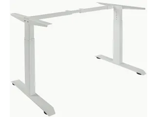 Verstelbaar Bureau Frame Wit 160Cm - 1