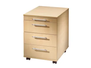 Mobiel Ladenblok 590x430x580mm Pennenlade 3laden Esdoorn Beugelgreep - 2