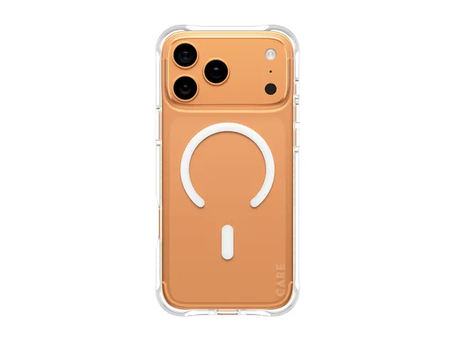 PanzerGlass CARE by Samba Case Transparent w. White MagSafe iPho