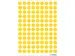 HERMA 1841 Multipurpose etiketten Rond 8mm Geel 540 stuks
