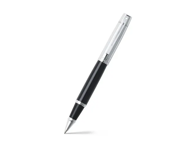 Rollerball SHEAFFER 300 E9314 Black barrel chrome cap chrome plated