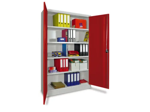 grootvolumekast met openslaande deuren,RAL7035,front RAL3000