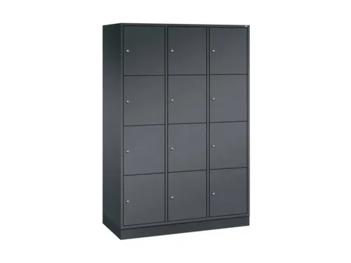 grootvolume-lockersysteem,HxBxD 1950x1220x500mm,3x4vakken,cil.-slot