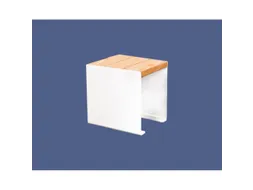 stoel,B 450mm,3latten,hout-zitting licht eikenhout,zitting H 450mm