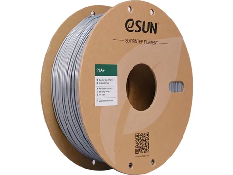 eSUN PLA+ 3D printer Filament 1,75mm Zilver 1kg