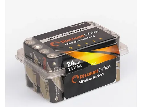 DiscountOffice Batterij AA Pak van 24 stuks