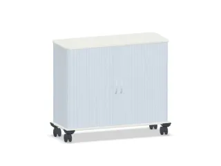 jaloeziedeurkast,HxBxD 878x1000x400mm,1xhouten vloer,decor romp wit - 2