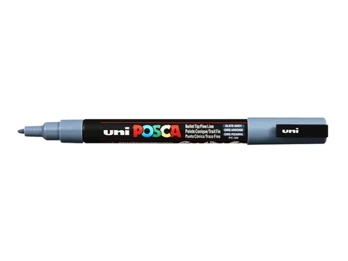 Verfstift Posca PC3M Fijne punt 0,9-1,3mm Leisteengrijs