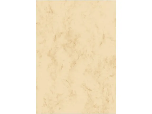 Papier design Sigel A4 90g marbre beige 100 feuilles