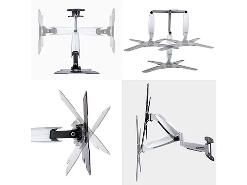 Muurbeugel Full Motion TV 23-55 Inch Zwart