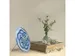 Horloge de Table/Murale 20 cm-Silencieux-Bleu-Verre Trempé-NeXtime Co