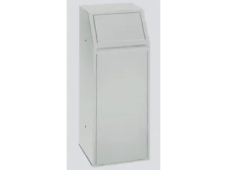 afvalverzamelaar,1x68l,HxBxD 1000x400x400mm,binnenbak staal - 1