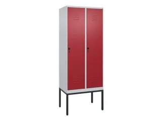 locker,HxBxD 2120x800x500mm,2vak,vak B 400mm,draaigrendel - 1