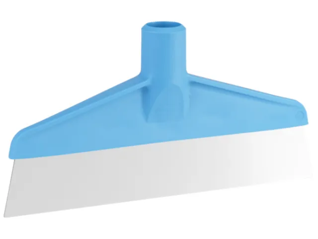 Vikan Hygiene Tafel- en Vloerschraper RVS Blad 245x70mm Blauw