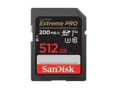 Extreme PRO 512GB SDHC Memory Card UHS-I