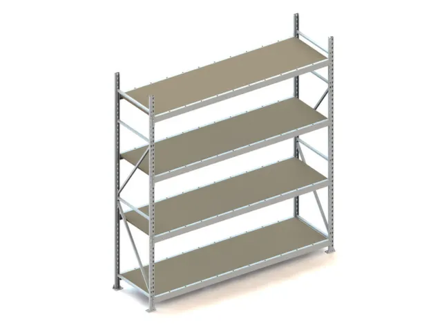 Breedvakstelling Basisveld 2500x2200x650mm 4 Houten Legborden 600kg