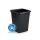 Afvalcontainer DURABIN ECO 90 Liter Vierkant Zwart