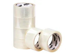 Verpakkingstape Quantore 50mmx60m PP transparant 6 Rol