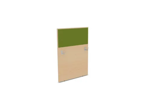 baliepaneel,v. bureau,aanbouw links,B 800mm,NE-esdoorn,BN7048-groen