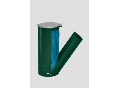Afvalverzamelaar Groen 120 Liter 850x380x440mm Met Deur