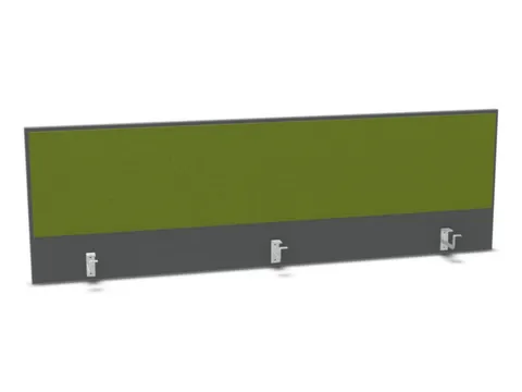 opzetpaneel bureau aanbouw achter MS-donkergrijs BN7048-groen 1800mm