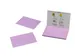 Bloc mémos statiques Brainstorm 100x70mm Violet 100 feuilles