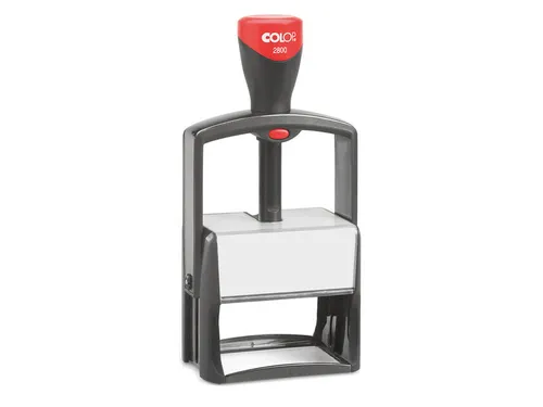 Tekststempel Colop 2800 +bon 10regels 68x49mm zwart