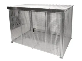 Gasflessendepot Voor 104 Gasflessen 2180x3100x2100mm Staal/draadgaas - 1