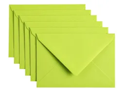 Envelop Papicolor C6 114x162mm Appelgroen gegomd