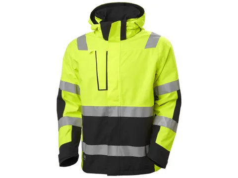 Helly Hansen Alna 2.0 hi-vis softshell vest, geel/zwart, maat S, per s