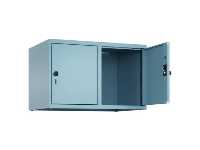 opzetkast,v. locker,2vak.,vak B 400mm,HxBxD 500x800x500mm,draaigrendel
