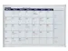 OUTLET maandplanners HxB 600x900mm gelakt magnetisch bord wit maand/pl
