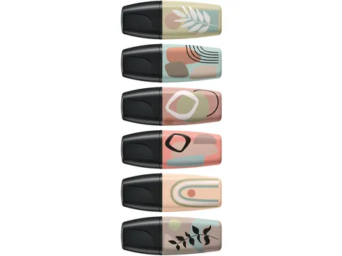 Markeerstift STABILO BOSS naturevibes assorti 6 stuks