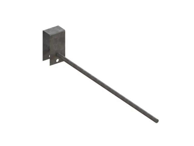 scheidingsarm,v. magazijnrek voor profielen,L 750mm,staal verzinkt